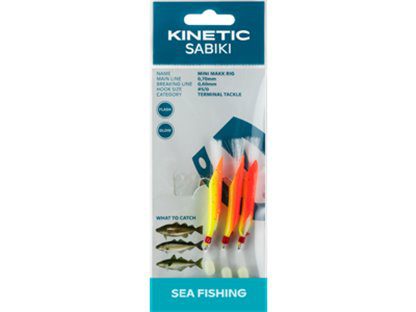 KINETIC MINI MAKK RIG #5/0 - ORANGE YELLOW