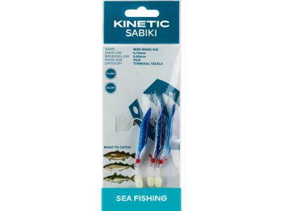 KINETIC MINI MAKK RIG #5/0 - BLUE SILVER