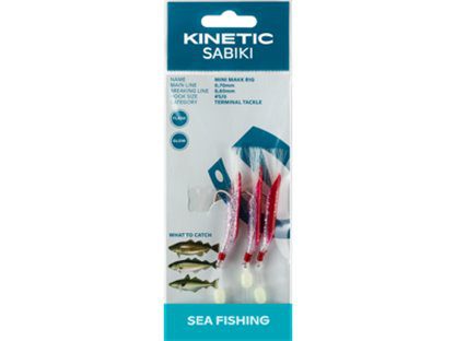 KINETIC MINI MAKK RIG #5/0 - RED SILVER