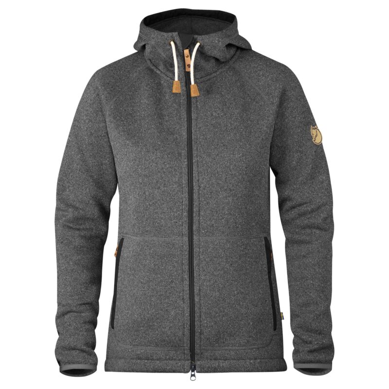 Fjällräven Ôvik Fleece Hoodie W - Dark Grey