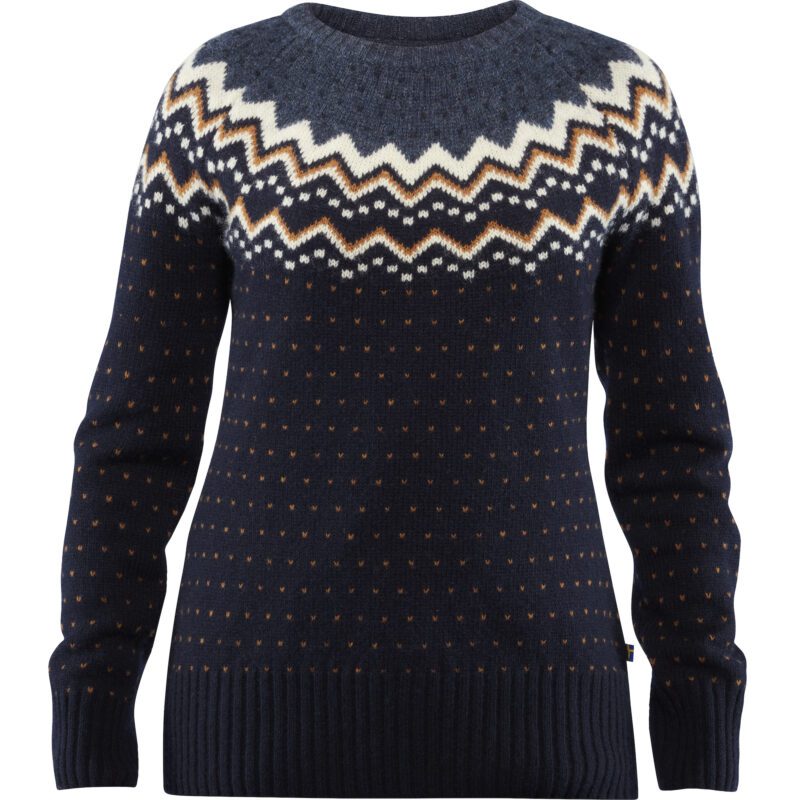 Fjällräven Övik Knit Sweater W - Dark Navy