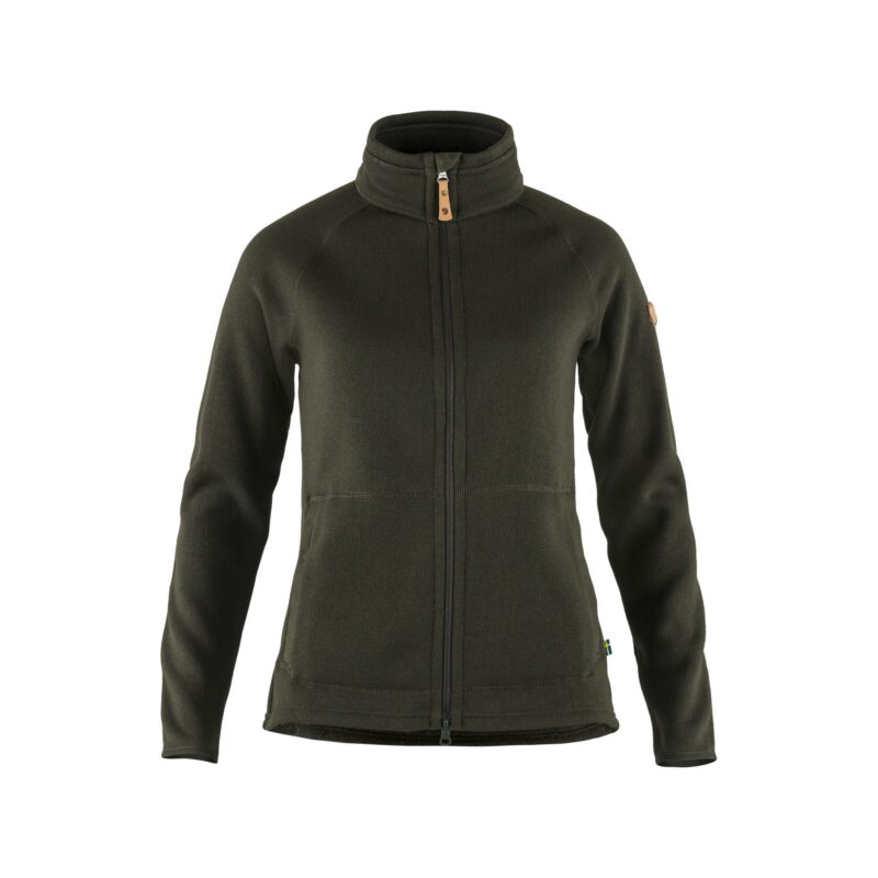 Fjällräven Ôvik Fleece Zip Sweater W - Deep Forrest