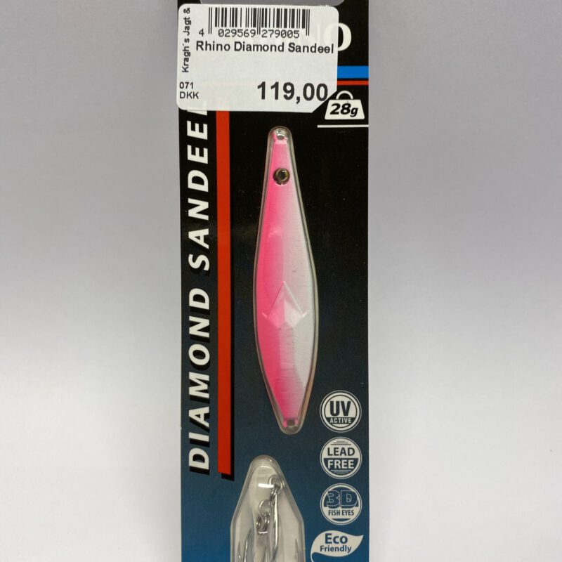 Rhino Diamond Sandeel 28g - pink/white