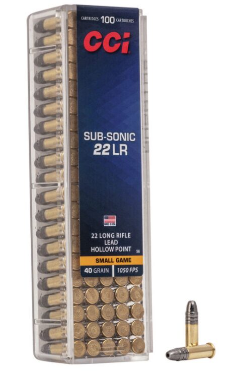CCI 22LR subsonic small game 40 grain