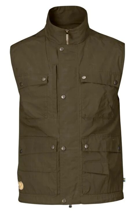Fjällräven - Reporter Lite Vest Men - Dark olive