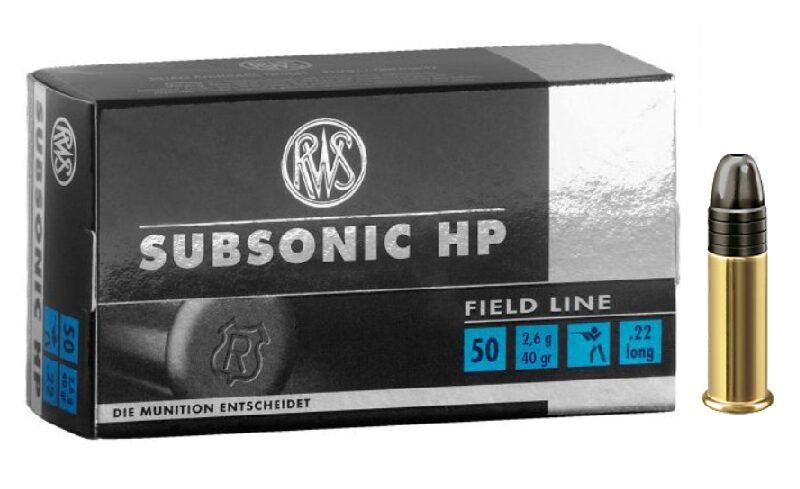 RWS 22lr Subsonic HP 2,6g/40gr
