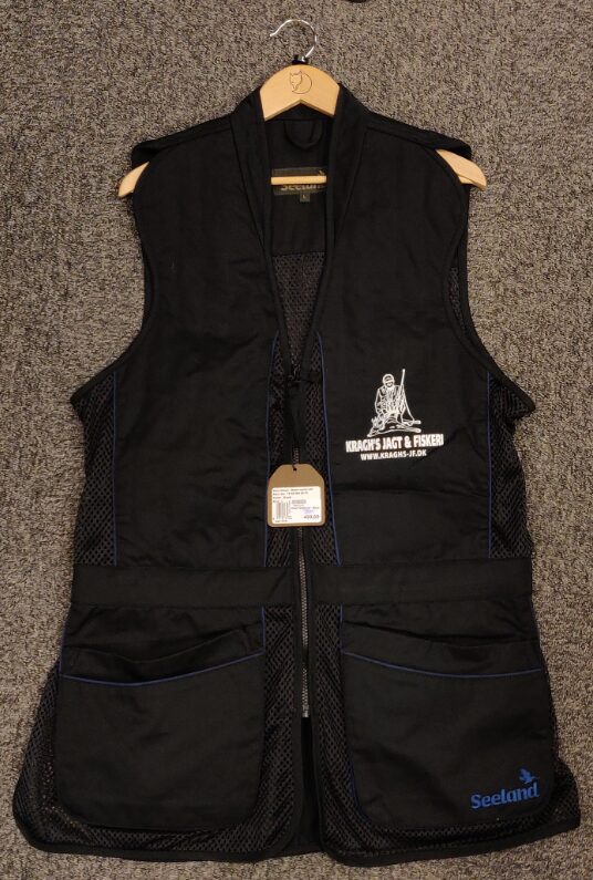 Seeland - Skeet Waistcoat - Black med Kraghs J&F Logo