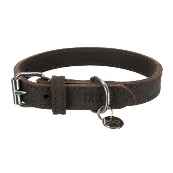 Trixie Rustic Læderhalsbånd XS-S 27-34CM