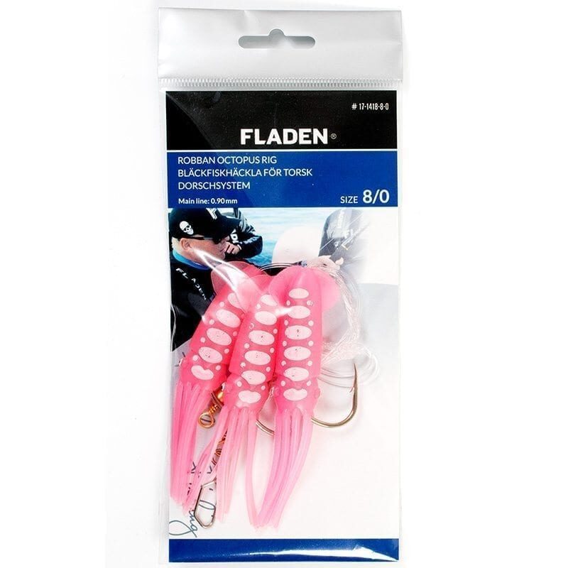 Fladen Rig 17-1418-10-0 Robban Octopus Pink / White