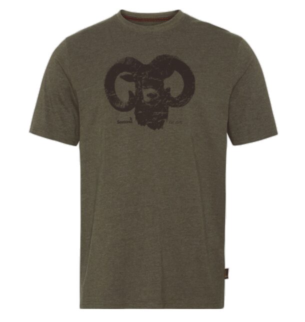 Seeland - Outdoor T-Shirt - Pine Green Melange