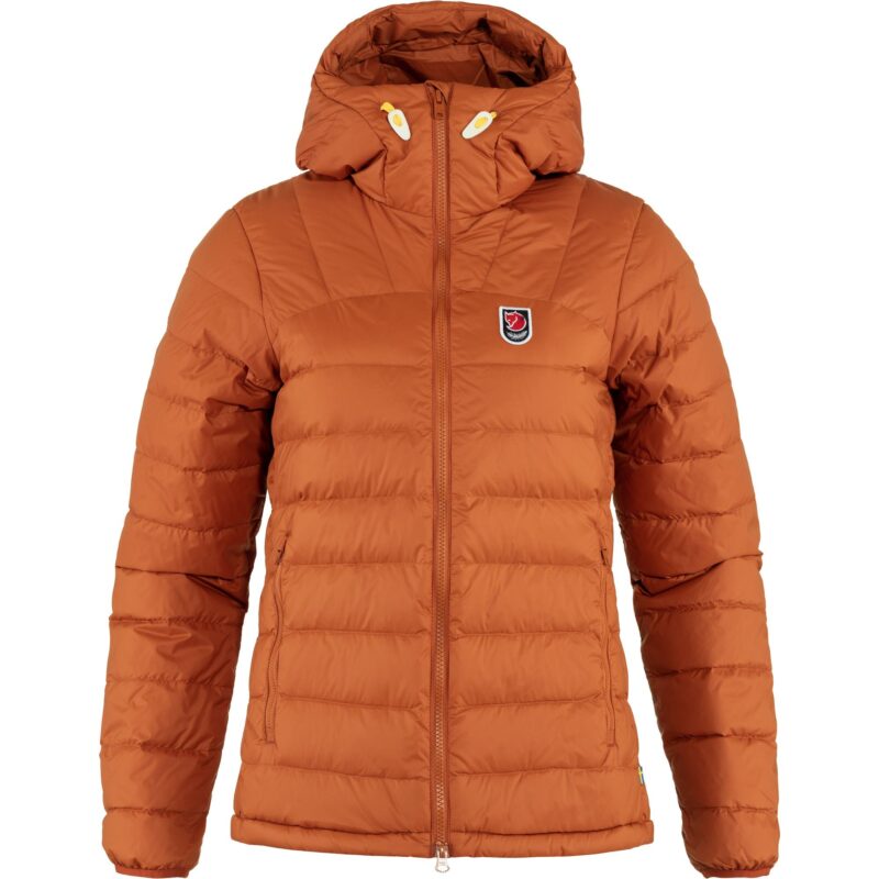 Fjällräven Expedition pack down hoodie W - Terracotta Brown