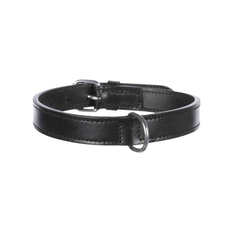 Trixie Active læderhalsbånd - L/XL sort