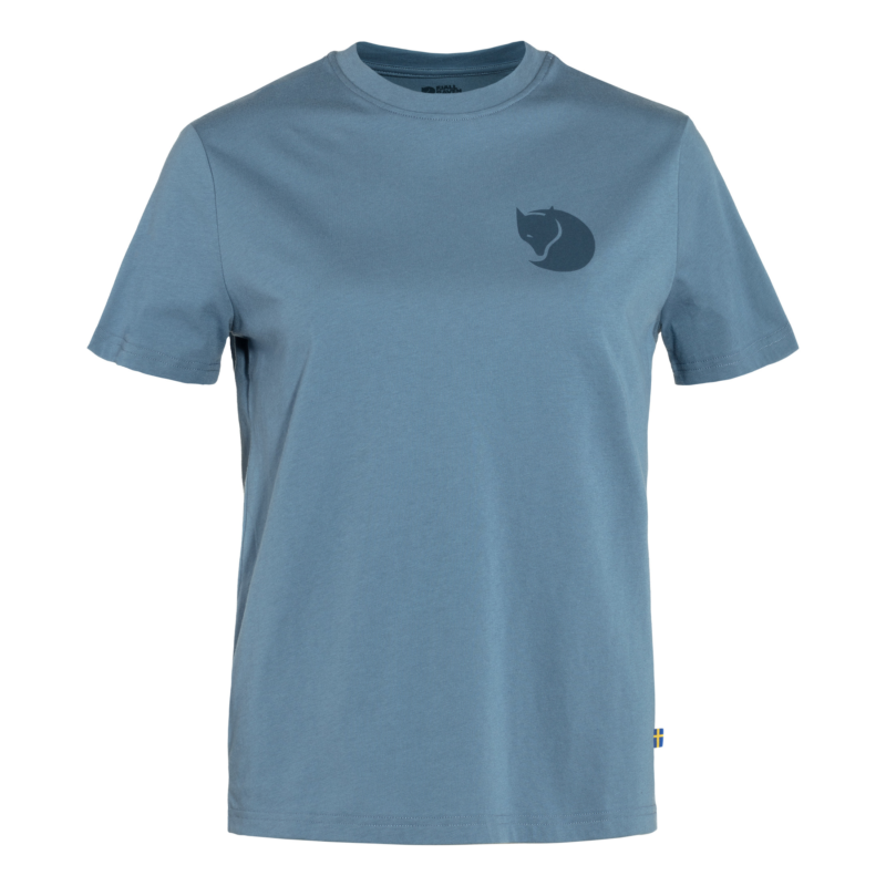 Fjällräven Fox Boxy Logo Tee W - 543/Dawn Blue