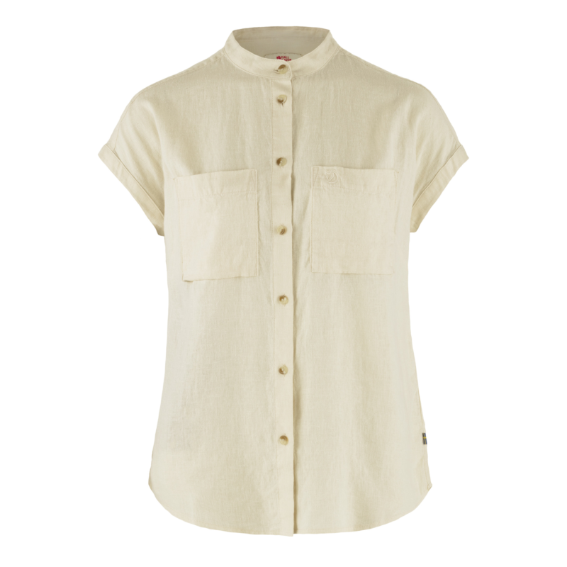Fjällräven Övik Hemp Shirt SS W - 113/Chalk White