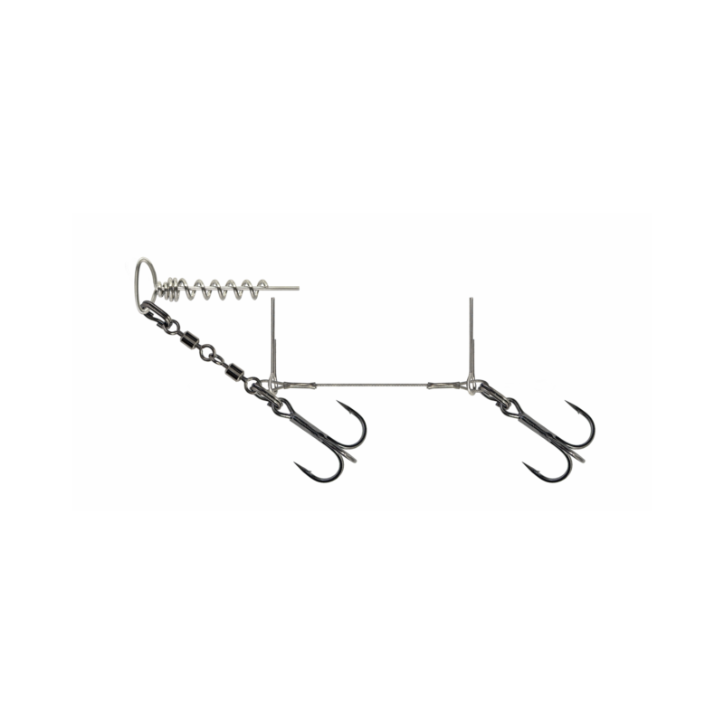 Savage Gear Spin Rig 11cm - 0,70mm - 2PCS SGY #1 - 2PCS