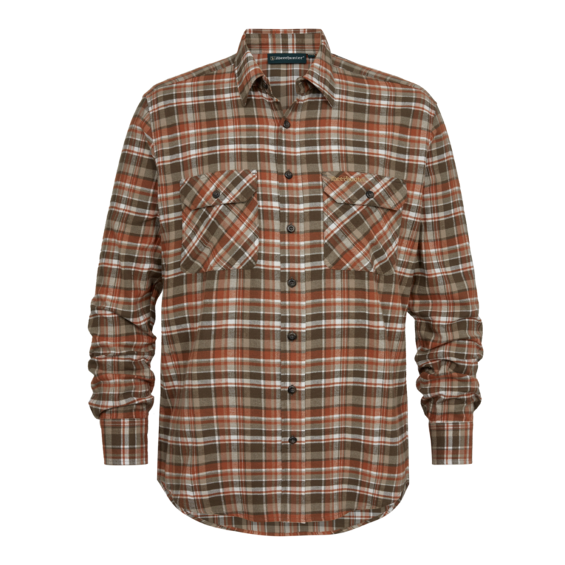 Deerhunter Andrew Skjorte Orange Check