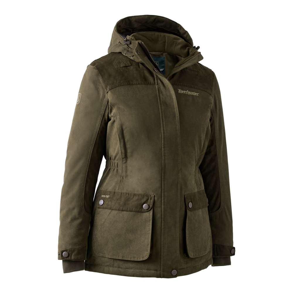 Deerhunter Lady Eagle Winter Jacket - 379 Tarmac Green