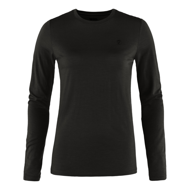 Fjällräven Abisko Wool LS W - Black