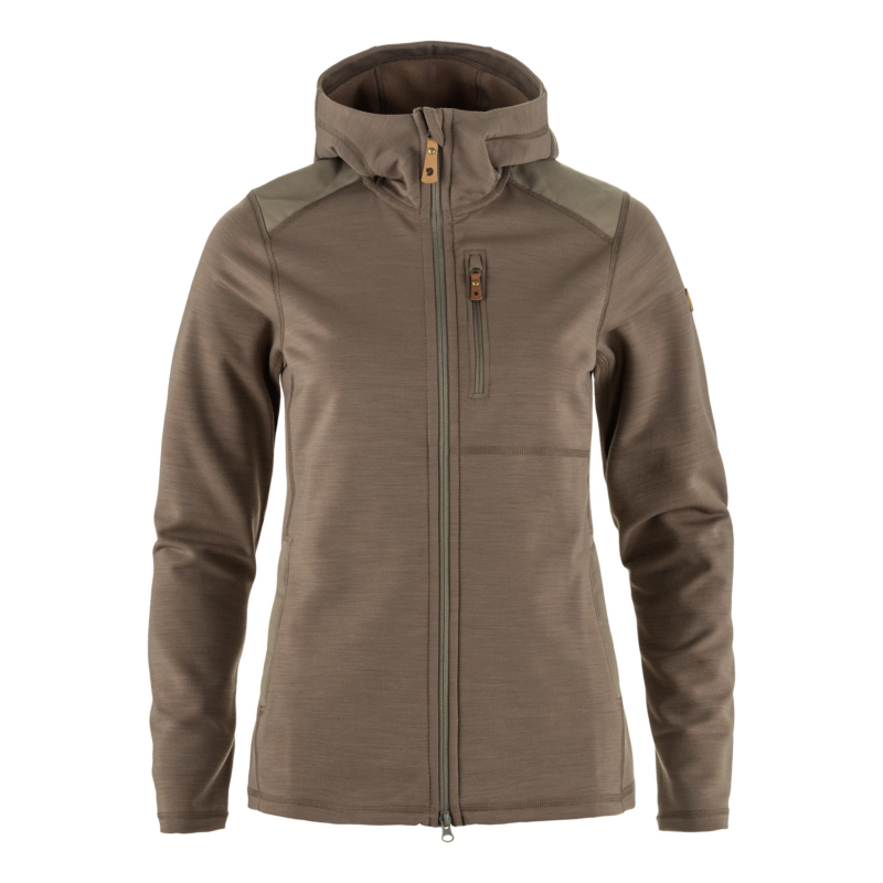 Fjällräven Keb Fleece Hoodie W - Suede Brown