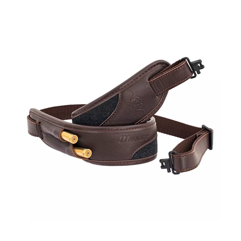 Blaser Loden/Læder Riffelrem - Black