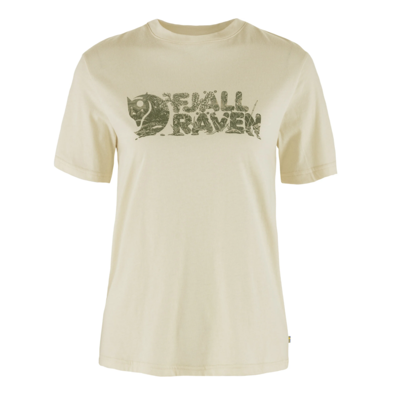 Fjällräven Lush Logo T-Shirt W - Chalk White