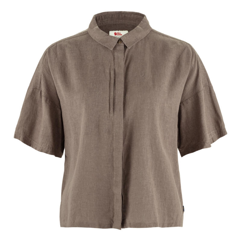 Fjällräven Övik Hemp Camp Shirt SS W - Suede Brown