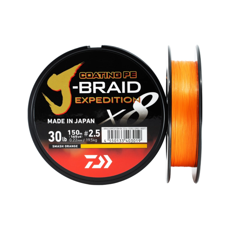 Daiwa J-Braid Expedition - Orange