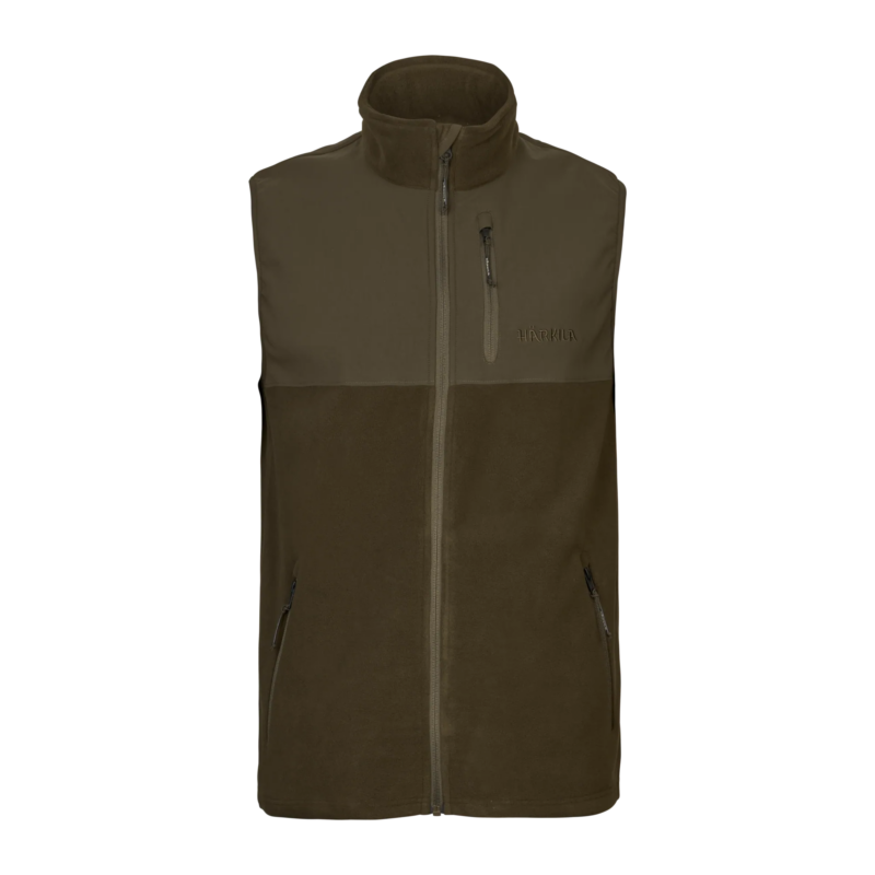 Härkila Fjell Fleece Vest Hunting Green/Willow Green