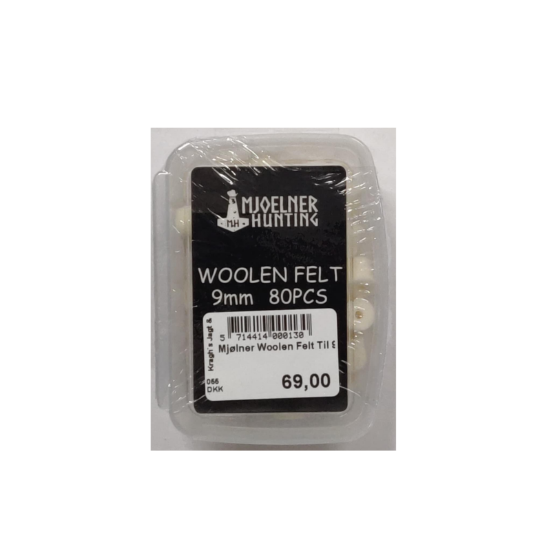 Mjølner Hunting Woolen Felt Til 9mm 80stk.