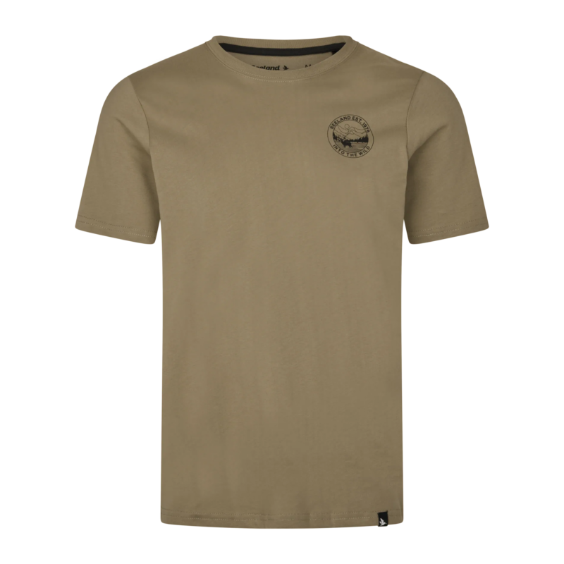 Seeland Hunting Landscape T-shirt - Covert Green