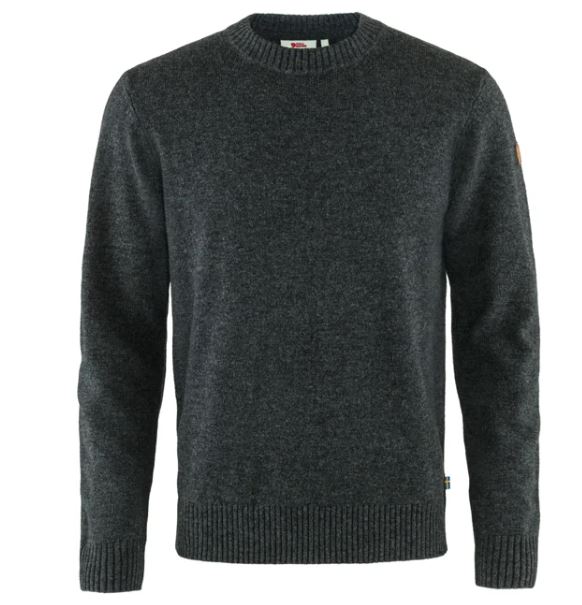 Fjällräven Övik Round-neck Sweater M - Dark Grey