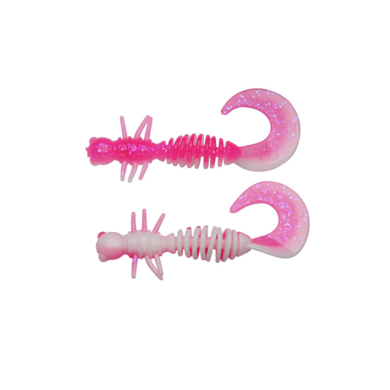 Powerbait Curley 40mm - Pink/White