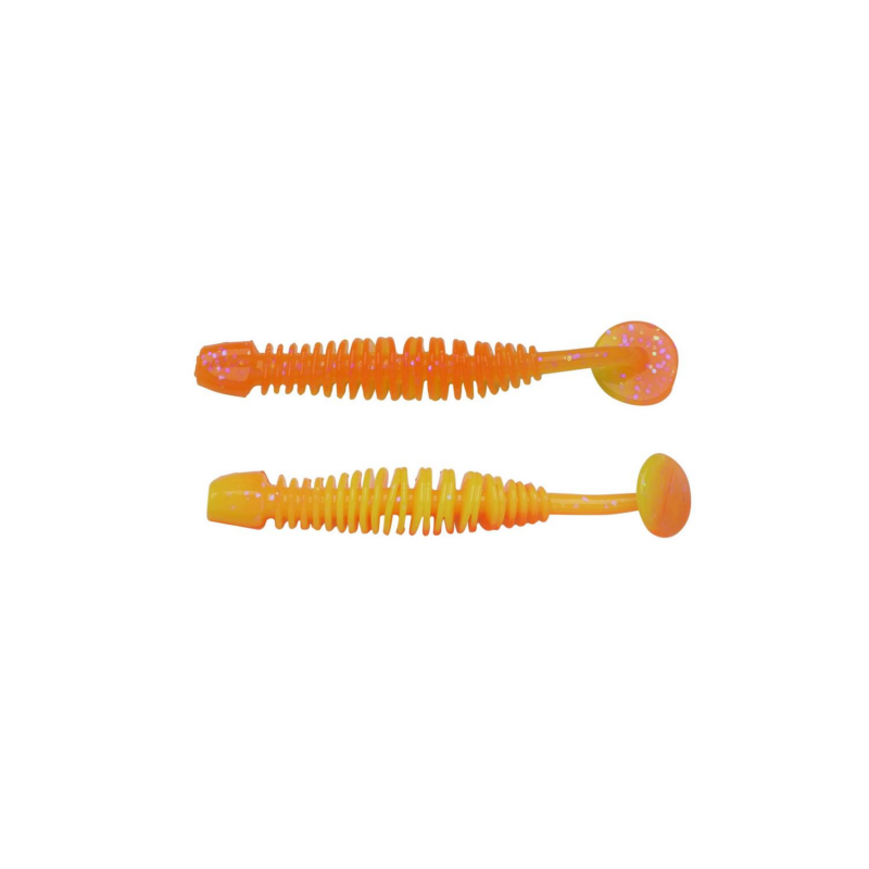 Powerbait Leech 50mm - Orange/Sunshine Yellow