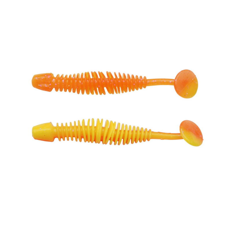 Powerbait Leech 60mm - Orange/Sunshine Yellow