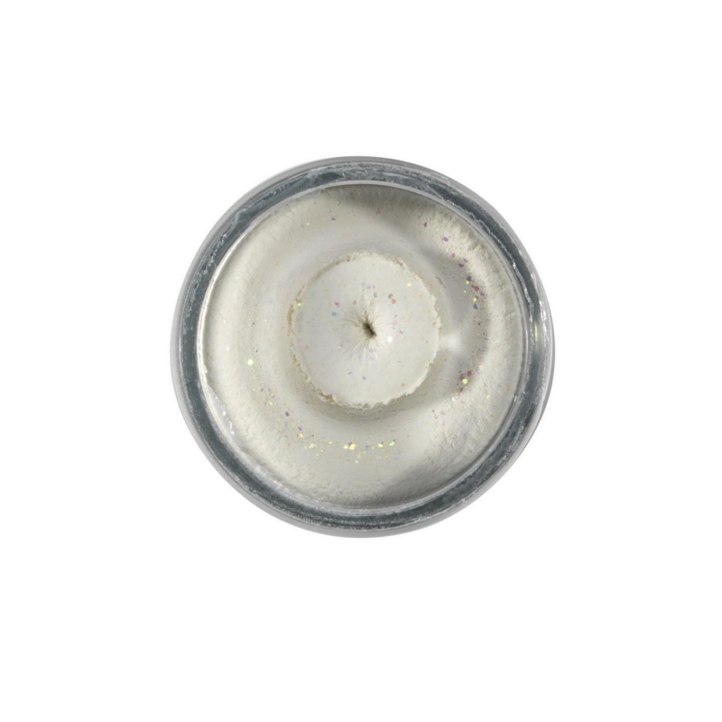 Powerbait Sinking Glitter Trout Dough - White