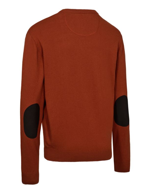 Deerhunter Harrington Strik V-Hals Oak Rust Melange