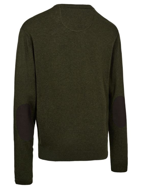 Deerhunter Harrington Strik V-Hals Forest Ember Melange