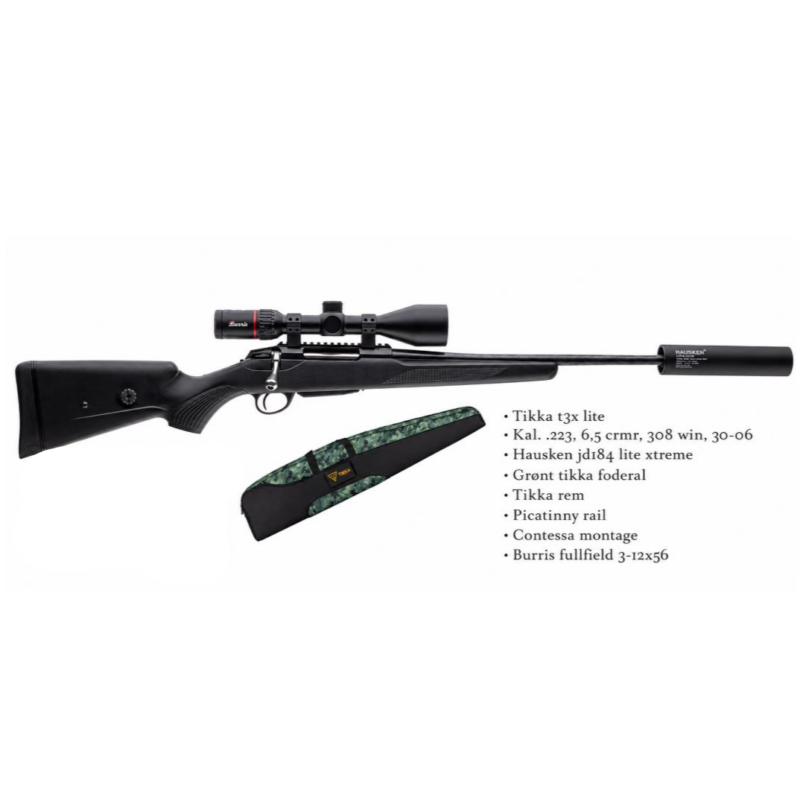 Kampagnesæt Tikka T3X Lite 308W 15x1