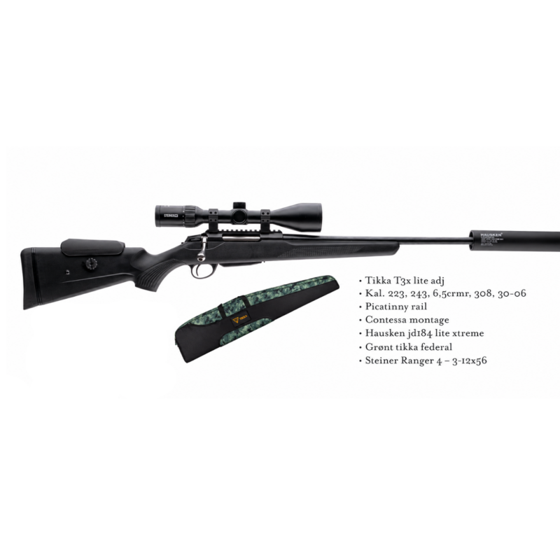 Kampagne Sæt Tikka T3X Lite ADJ 308W 51CM 15x1