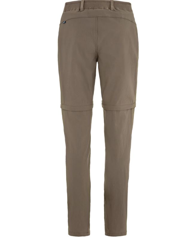 Abisko Hybrid Trail Trs Zip off Reg suede brown