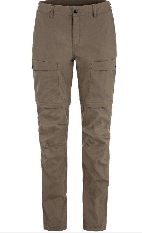 Abisko Hybrid Trail Trs Zip off Reg suede brown