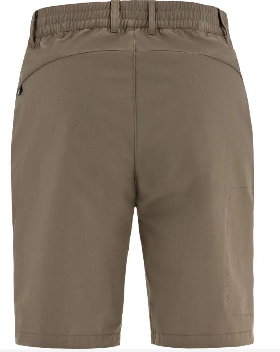 Abisko Trail Stretch Shorts Women Suede Brown