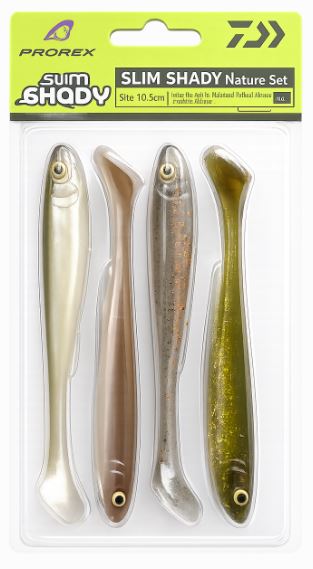 Daiwa Prorex Slim Shady 10,5CM 4STK Nature Set