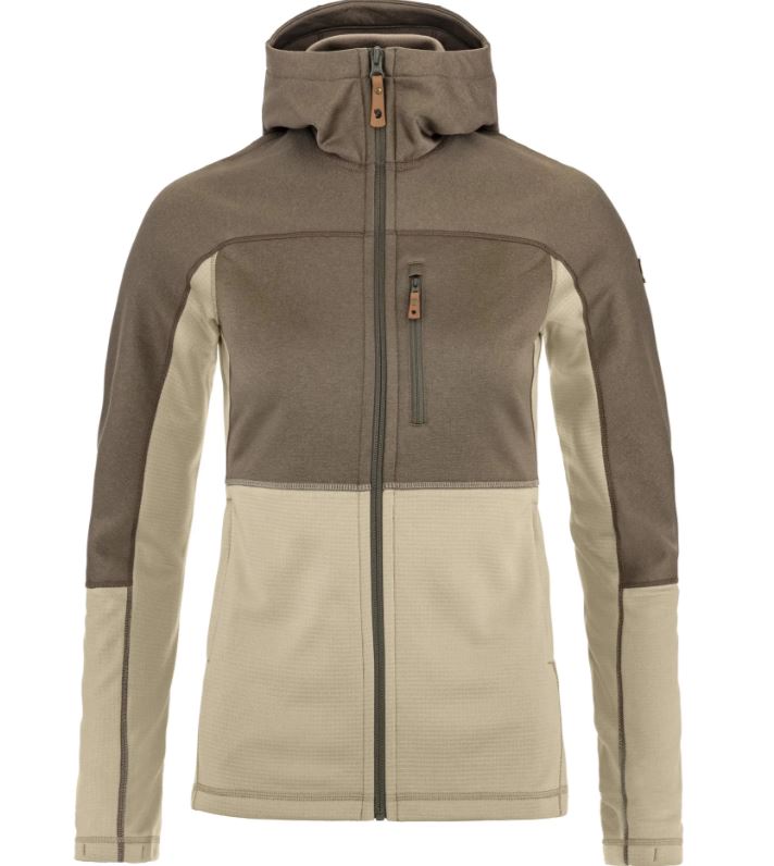 Fjällräven Abisko Trail Fleece W Fossil- Suede Brown