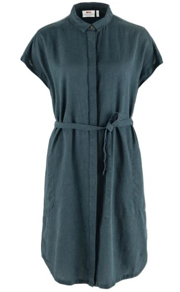 Fjällräven Ôvik Hemp Dress W Mountain Blue