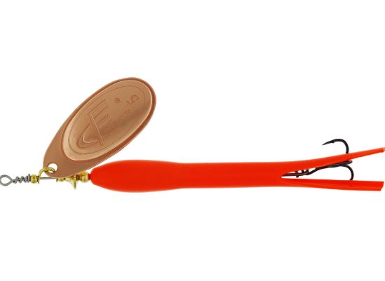 Westin FC Spinner Upstream #5 20G Flouro Orange Copper Blade