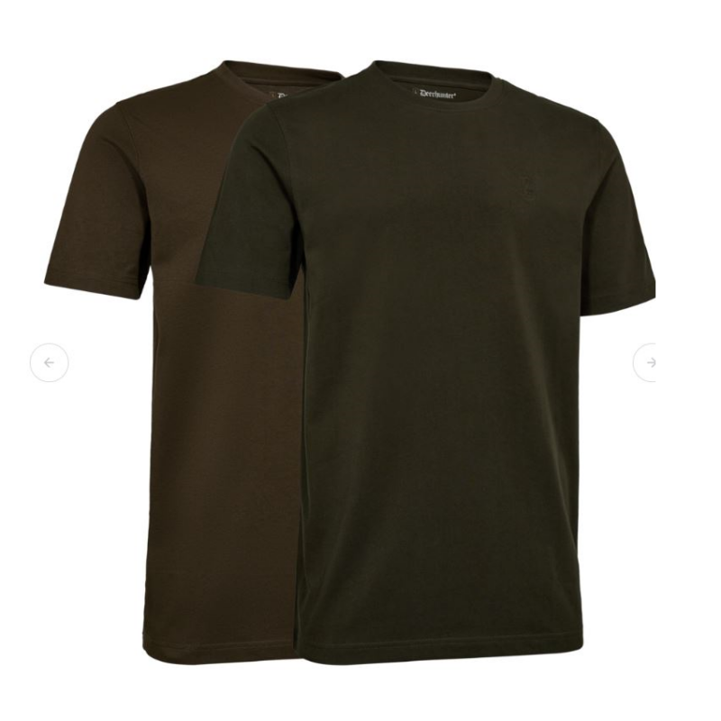 Deerhunter 2 Pak Tshirt Fallen Leaf / Timber