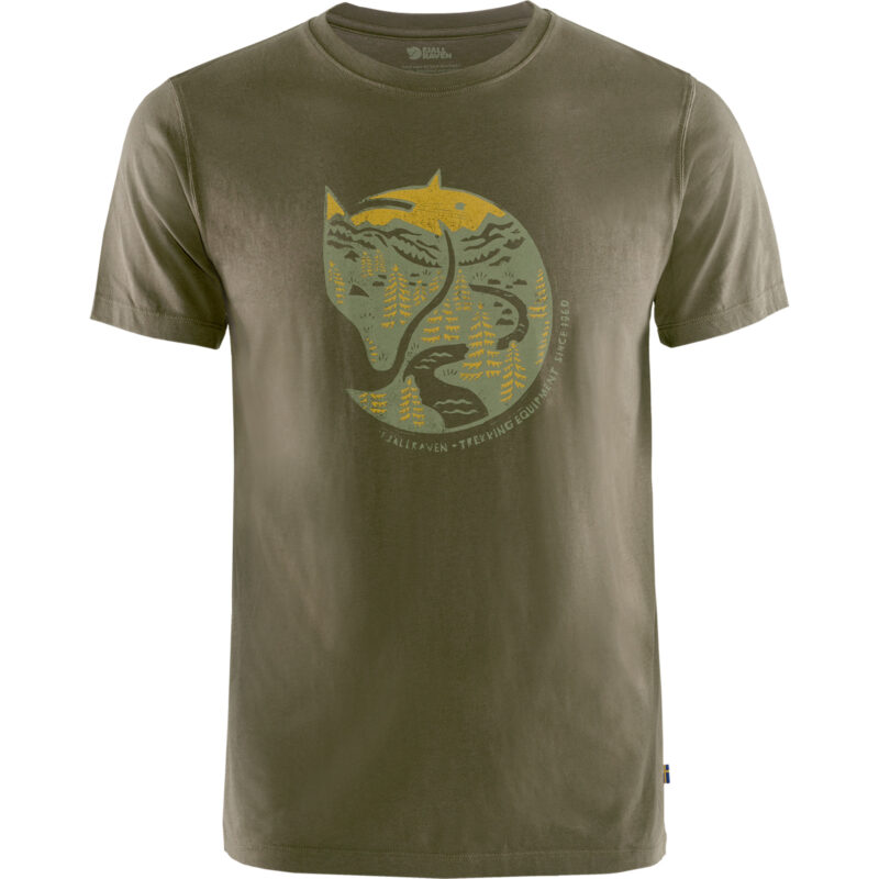 Fjällräven Arctic Fox T-Shirt Men Dark Olive