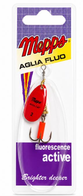 Mepps Aglia Flou Str. 2 - 4,5G Flou Red