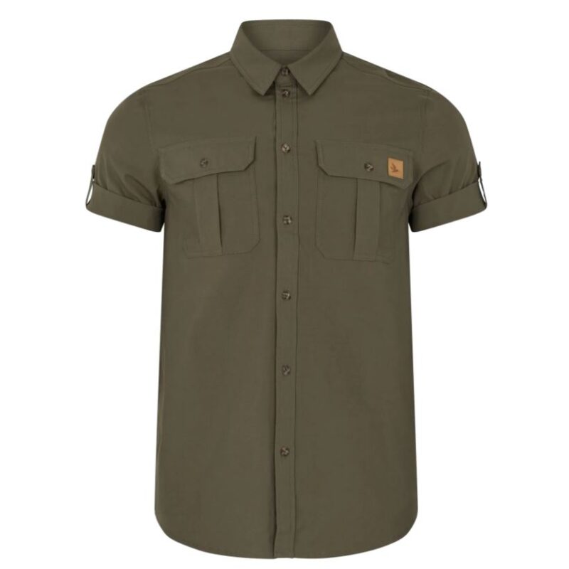 Seeland Selous S/S Cargo Shirt Grape Leaf